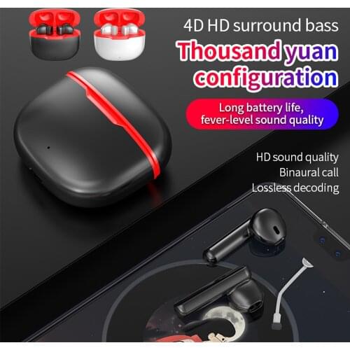 Bluetooth5.0 Wireless Headphones with Mic Sports Waterproof TWS Bluetooth Earphones Touch Control Wireless Headsets
