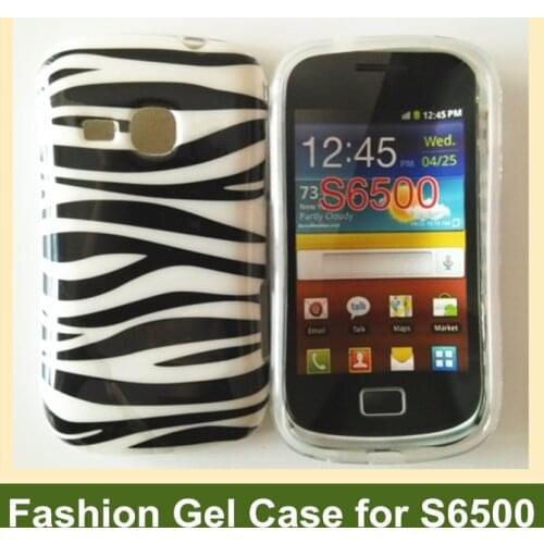 For Samsung Galaxy Mini 2 Case Polka Dots Zebra Pattern Soft TPU Gel Cover Case for Samsung Galaxy mini 2 S6500 Free Shipping