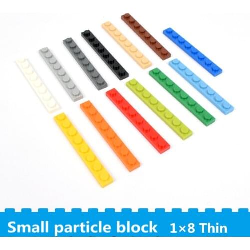 Building blocks accessories part 1×8 small particles Enlightenment education compatible with other spare block toy for children