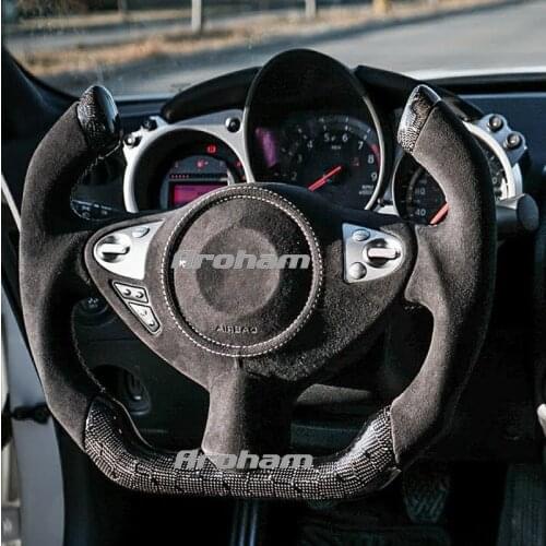Honeycomb Carbon Fiber Racing Steering Wheel For Infiniti FX FX35 FX37 FX50 QX70 Nissan Juke Tiida 370Z 2009 2010 2011 2012 2013