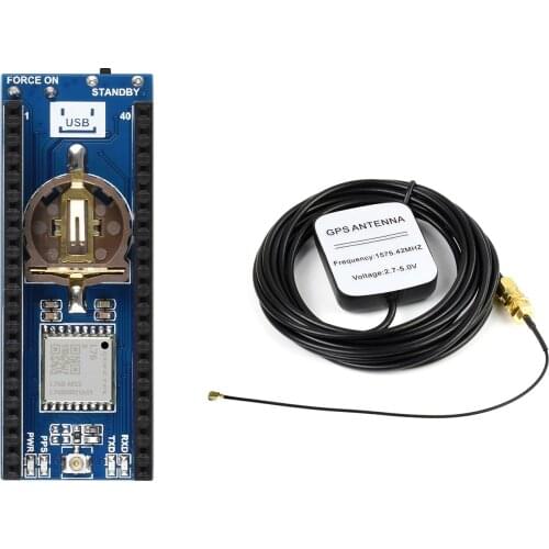 Waveshare L76B GNSS Module For Raspberry Pi Pico,GPS / BDS / QZSS Support,Onboard Female Pin Header For Direct Attaching To Pico