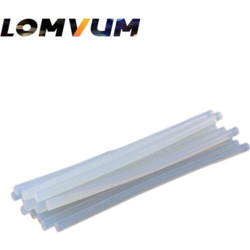 30Pcs/Lot 7mm/11mm Non-Toxic Transparent Hot Melt Glue Sticks For Electric Glue Gun Craft Album Repair Tools For Alloy Accessory