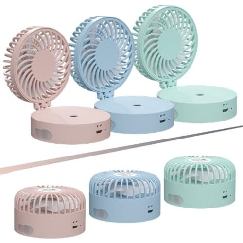 New DP-F09 usb fan 7 PP fan blades spray humidification mini small fan desktop net red portable small fan