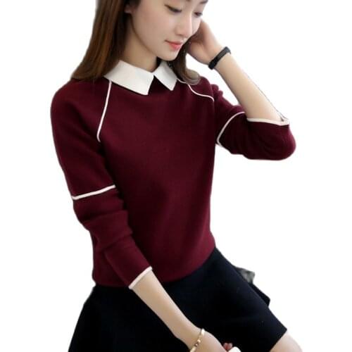 OHCLOTHING 6611 new spring lady doll collar loose sweater size set size sweater 50 head base
