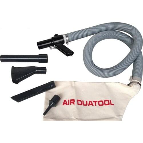 Pneumatic air blow vacuum duster cleaner gun, air blow suction cleaning gun kit Tools