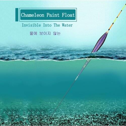 3Pcs/Lot Chameleon Paint Fishing Floats Accessories Carp Nano Bold And Eye-catching Anti-wind And Wave Anti-water Buoy