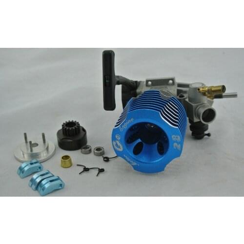RC Nitro GO FC Blue Engine 4.6cc Motor+Clutch Bell Shoe Spring set For Redcat HPI Savage XL Losi HSP 1/8 Truck FS