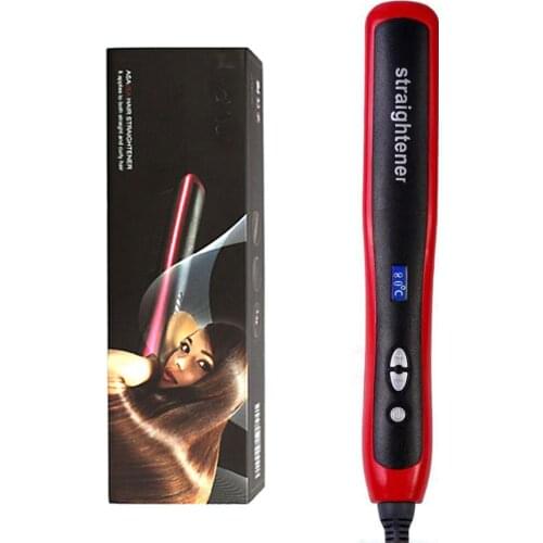 Hair Straightener Smoothing Brush Electric Thermal Straightening Brush Straightening Curling Beard Hair Comb Beard Styling Tools