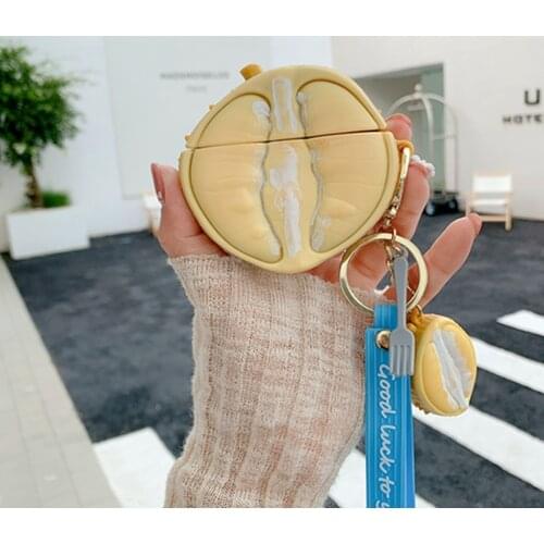 3D Cartoon Case For Beats Studio Buds Case Cute Bear Silicone Lanyard Cover For Apple Beats Studio Buds Case with Keychain Funda