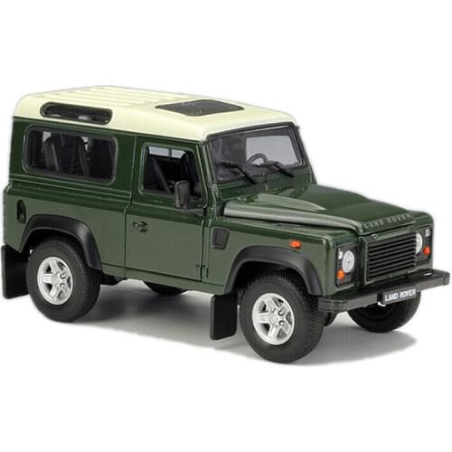 Welly 1:24 Land Rover Defender Diecast Model SUV Car Green NEW IN BOX