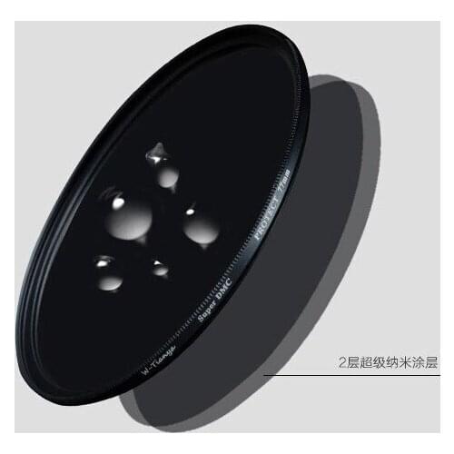 WTIANYA 72mm Multi-Coated Ultra Slim Neutral Density ND1000 (10-Stops) Super DMC ND 3.0 Filter K9L Optical Glass