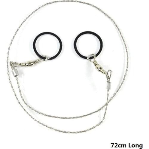 1pc 72cm Mini Stainless Steel Wire Saw Camping Kits Pockets Saw Steel Wire Saws Emergency Survival Gear mini Saw