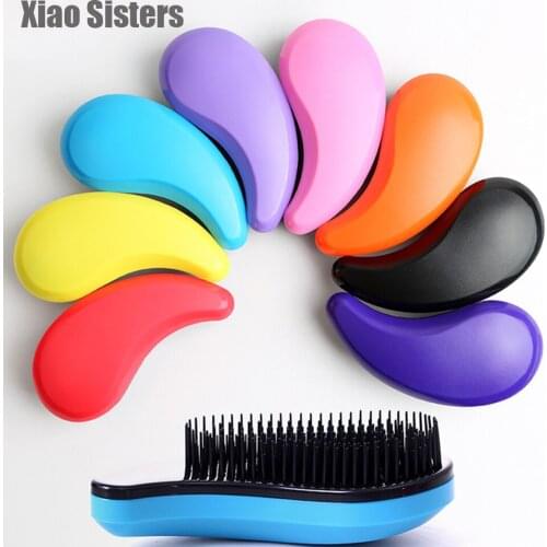 1PC Hair Brush Straightener Hair Comb Hair Styling Anti-static Straight Detangling Massage Combs For Salon Styling Women Hair