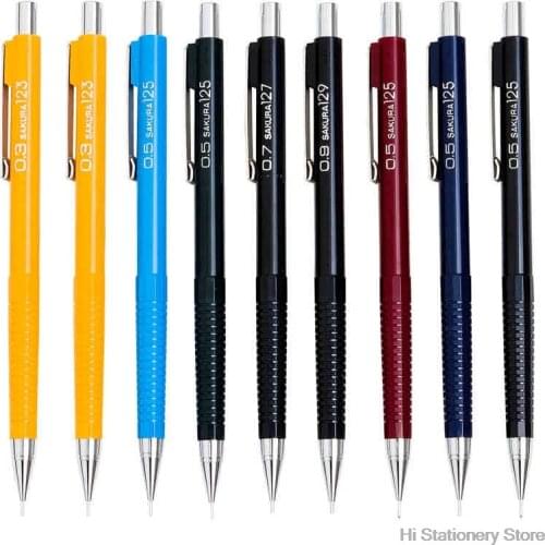 2019 Sakura 1 Pcs XS-123 anti-cracking mechanical pencil with eraser upon drawing pencil premium comic pencil 0.3 0.5 0.7 0.9mm