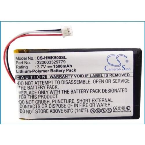 Cameron Sino 1500mAh battery for HARMON KARDON GPS-500 320603329779 GPS, Navigator Battery