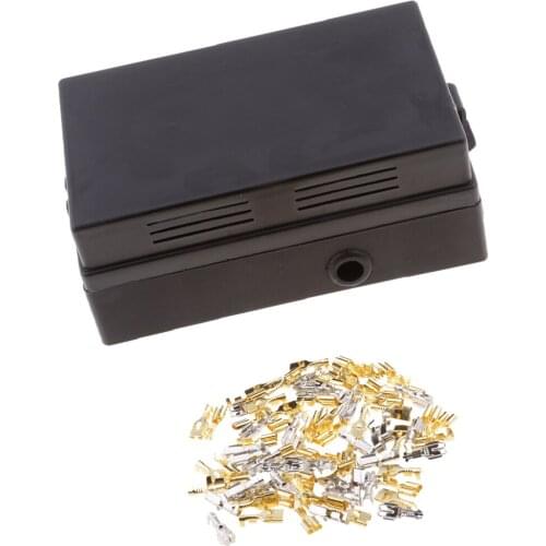 18 Way Circuit Blade Fuse Holder + 10 Way Relay Socket Fuse Box for Bus Ship Tanker Trailer Car Coat
