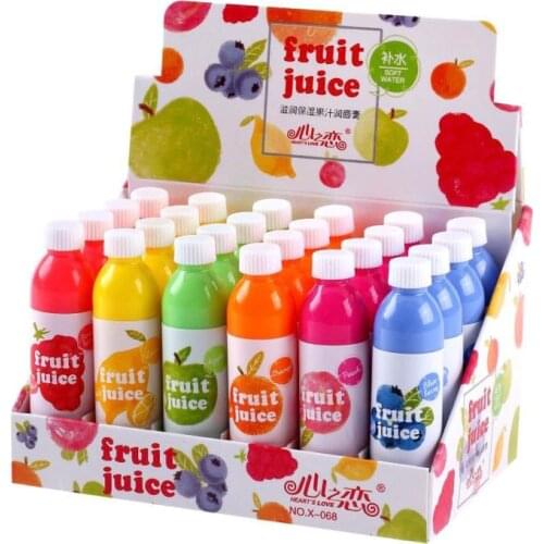 24Pcs Fruit Nature Organic Lip Balm Lipstick Cute Cartoon Lip balm Lip Balm Nourishing Moisturizing Repair