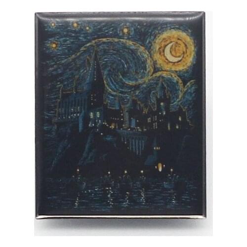 Custom Art Painting Of Vincent Van Gogh Lapel Pin Brooch Jewelry Soft Hard Enamel Welcome to Customize with Your Logo Design