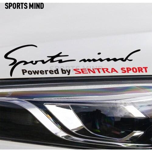 2 Pieces Sports Mind Car Covers Reflective Material Car Sticker Decal Car-Styling For nissan sentra b17 exterior accessories