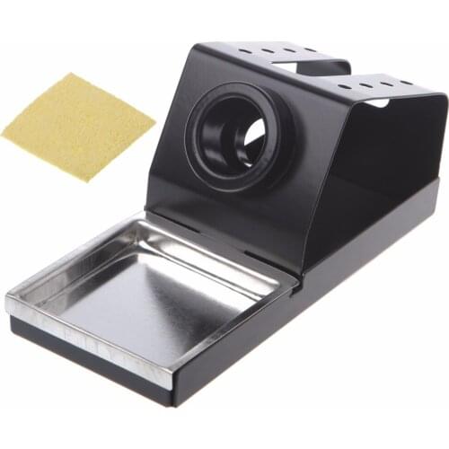 16cm x 7cm x 7.5cm Metal Soldering Iron Stand with Sponge For HAKKO 936 Soldering Station #1A30983
