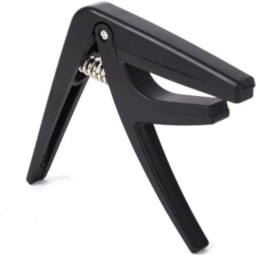 Small Light Weight Plastics Guitar Capo Spring Clamp Capo Key Clip Acoustic Electric 4 String Guitar Ukulele Parts Accessories