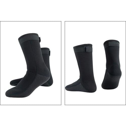 3mm diving socks warm and cold winter swimming non-slip fins wear-resistant ankle socks beach diving socks