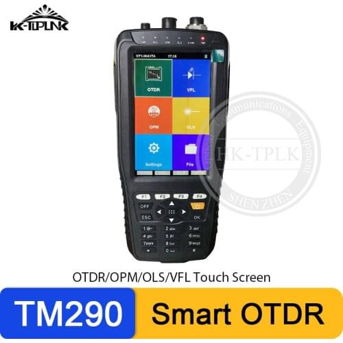 Active Fiber Live Test MINI OTDR 1310/1550nm 22/20dB Optic Fiber Reflect Touch Screen Event Map Ethernet Cable Tester Equipment