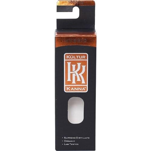 Custom small see through window pen cartridge paper packaging box