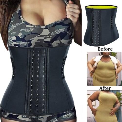 YAGIMI New Silver Ion Coating Sweat Belt Colombian Girdles Waist Trainer Body Shaper Corset Sheath Slimming Shapewear Fajas