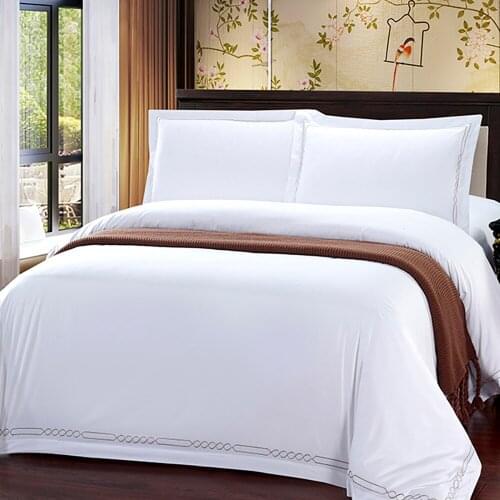 Hotel Supplies Hotel Collection Sheet Sets Soft Comforter Sets Bedsheet Hotel Bedding White Cover Euro Adult Bedclothes