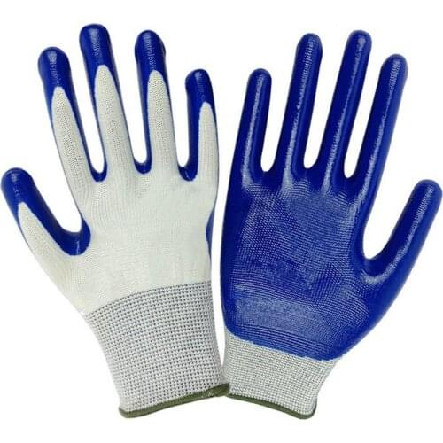 Construction Dipped Gloves Durable Waterproof Non-Slip Gardening Flower And Tree Protective Gloves