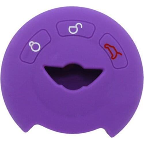 Silicone Car Key Protector Shell 3 Buttons For Mini Cooper F56 F55 F54 One Fun Car Remote Key Fob Case Cover For BMW Accessories