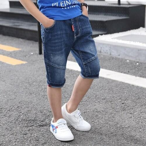 Smart Poro Denim Shorts For Boys