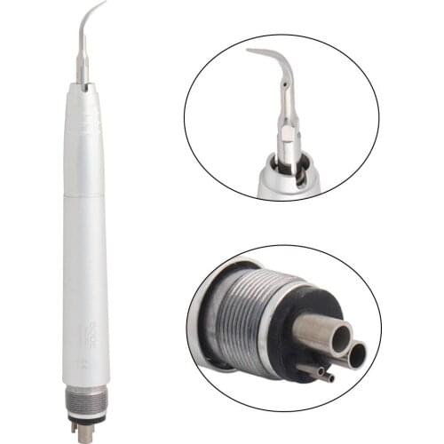 Dental Air Scaler Handpiece with 3 Tips Lab Sonic Perio Hygienist Scaling Midwest 4 Hole M4 T Model