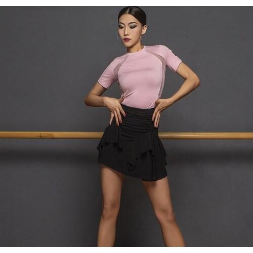 2020 New Latin Dance Top For Women Dress Ballroom Tango Cha Cha Competition Stage Performance Clothing Practice Costume SL3258