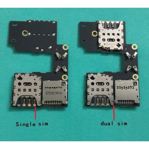 10Pcs/Lot, Dual / Single For Motorola Moto G3 XT1055 XT1050 SIM Card Holder Micro SD Memory Reader Flex Cable Board