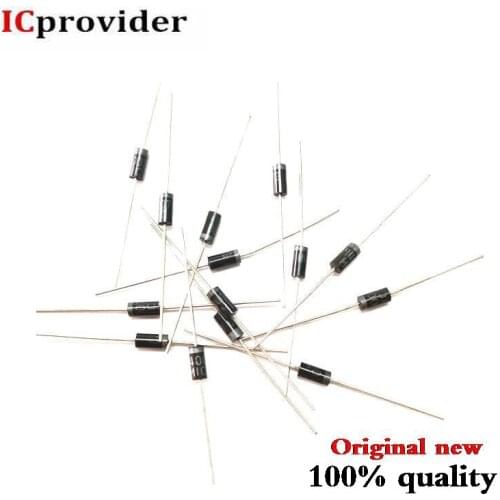 100PCS 1N5817 1N5819 1N5399 1N4937 1N4004 Schottky Rectifier Diode 1N4001 1N4007 UF4007 HER107 FR207 FR157 FR107 RL207 DO-41