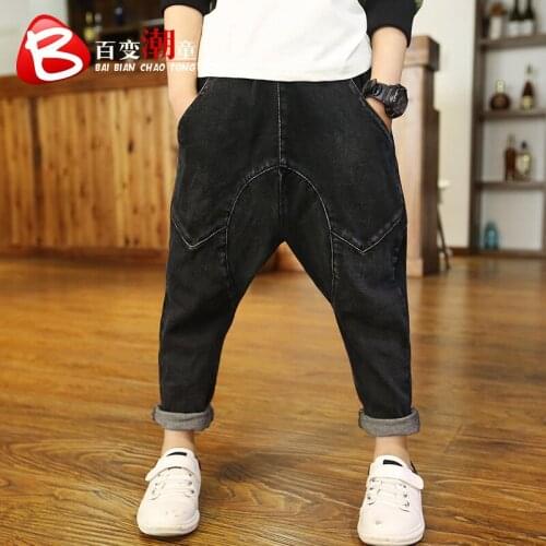 2017 Spring Winter Kids Jeans Thick Pants Boys Jeans Warm Children Jeans for Boys Casual Denim Pants 5-15Y Toddler High Quality