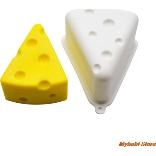 3D Silicone Cheese Shape Mold Cake Decorating Tools DIY Mousse Pudding Cheese Mold Handmade Soap Scented Candle Baking Mould