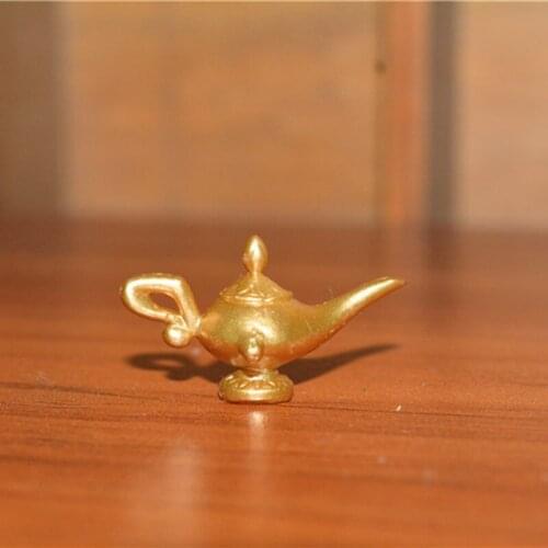 50PCS 3CM Foreign trade bulk cargo Disney Aladdin magic lamp Arabian Night small size magic lamp decoration DIY decoration