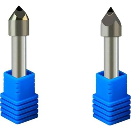 Diamond Engraving Cutter Granite Engraver Stone Tools Marble Relief Cnc Bit 4 Edge Shank Carving Tool