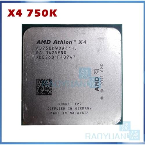 AMD X4 750X X4 750K AD750XOKA44HL AD750KWOA44HJ Quad-Core FM2 3.4GHz X4-750X X4-750K Socket FM2