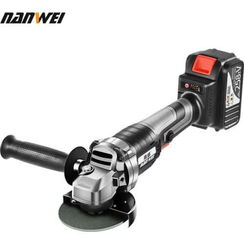 Cordless Angle Grinder Brushless Polisher Grinding Metal Cutter 10*1500mAh Lithium ion Battery Rechargeable Power ToolGrinder