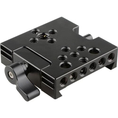 Quick Release Plate for Manfrotto 577 501 Camera Tripod Baseplate 60mm 1/4" 3/8" Screw Holes DSLR Cage Rig Rail Mount QR Board