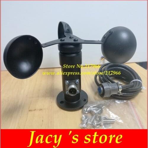 0-60m/s 0-30m/s Wind speed sensor 4-20MA voltage 0-5V RS485 Pulse output wind speed transmitter anemometer Aluminum alloy 0-10V