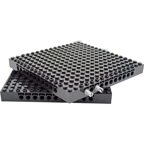 Assembles Particles 65803 MOC Parts Special 16x16x1 1/3 With Holes Brick Base Building Blocks Compatible Brand Technical Toys