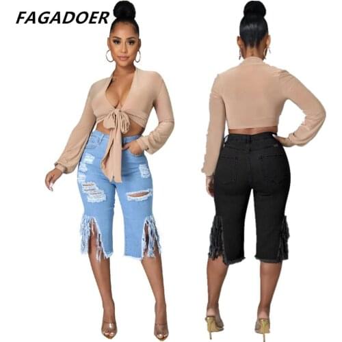 FAGADOER Women's Straight Trousers