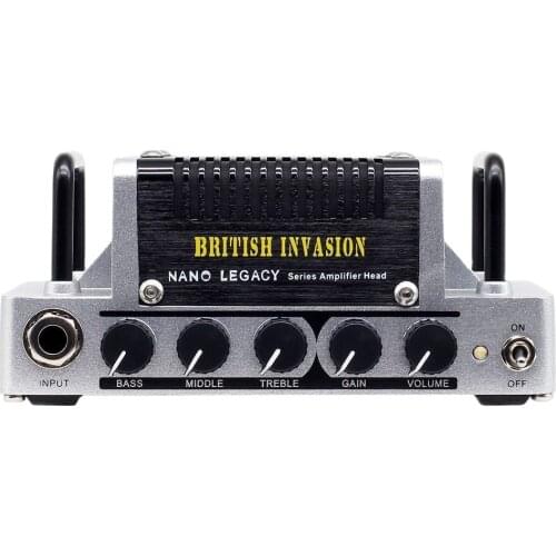 Hotone Nano Legacy British Invasion 5 Watts Compact Guitar Amp Head with 3 Band EQ NLA-1