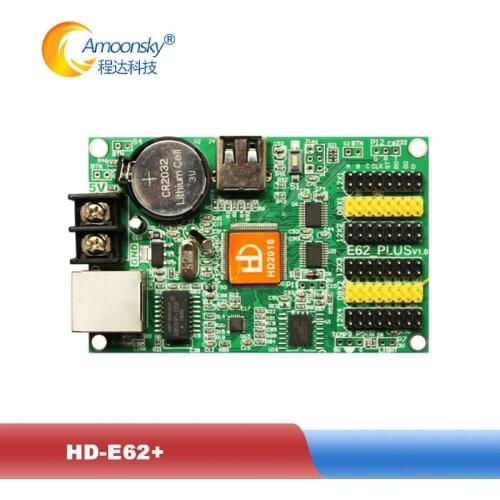 Huidu HD-E62+ HD-E62 Plus led async card can control led advertisement display