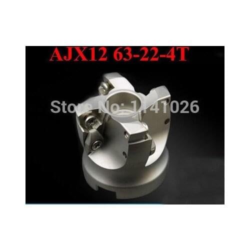 Free Shopping AJX12 63-22 -4T Face End Milling Cutter Indexable Flat Roughing Cutting ,CNC Milling Cutter